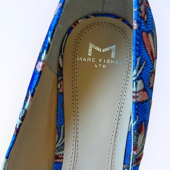 Marc Fisher Zala Pumps Brocade Tapestry Floral 6.5M - Picture 7 of 10